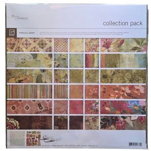 Basic Grey STELLA RUBY 12 x 12 Collection Pack Contains 20pcs *RETIRED* *Rare*